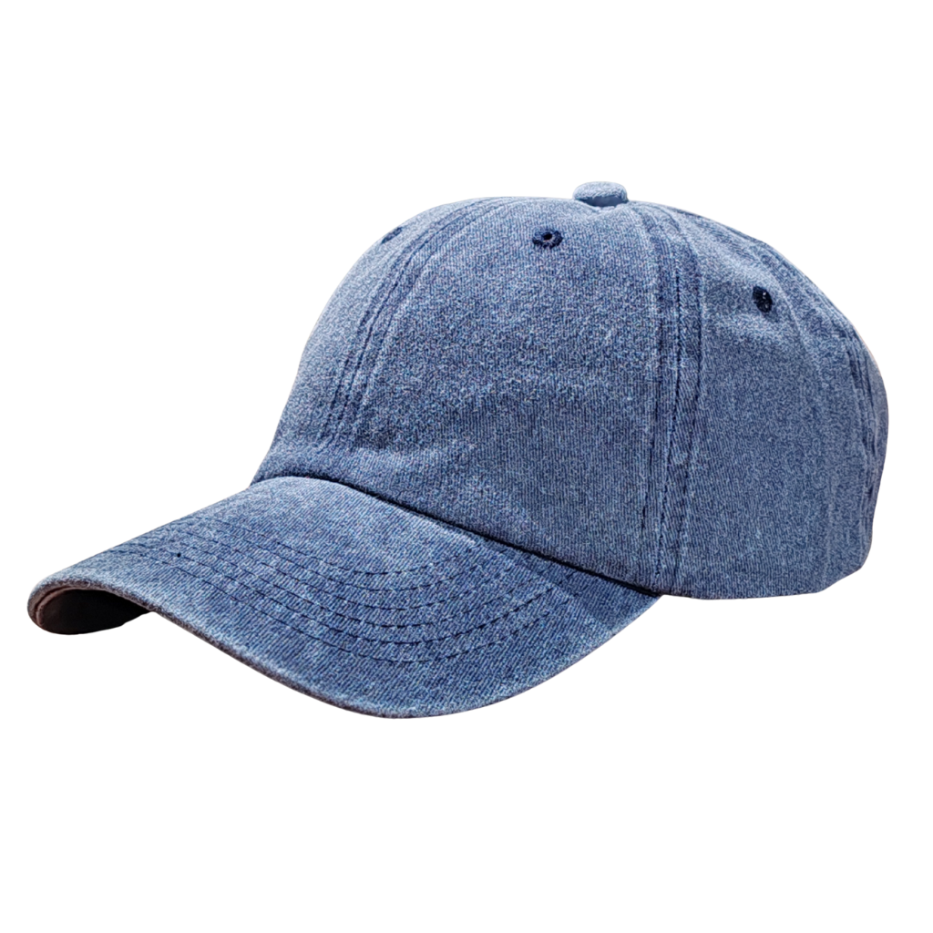 Denim cap in blue